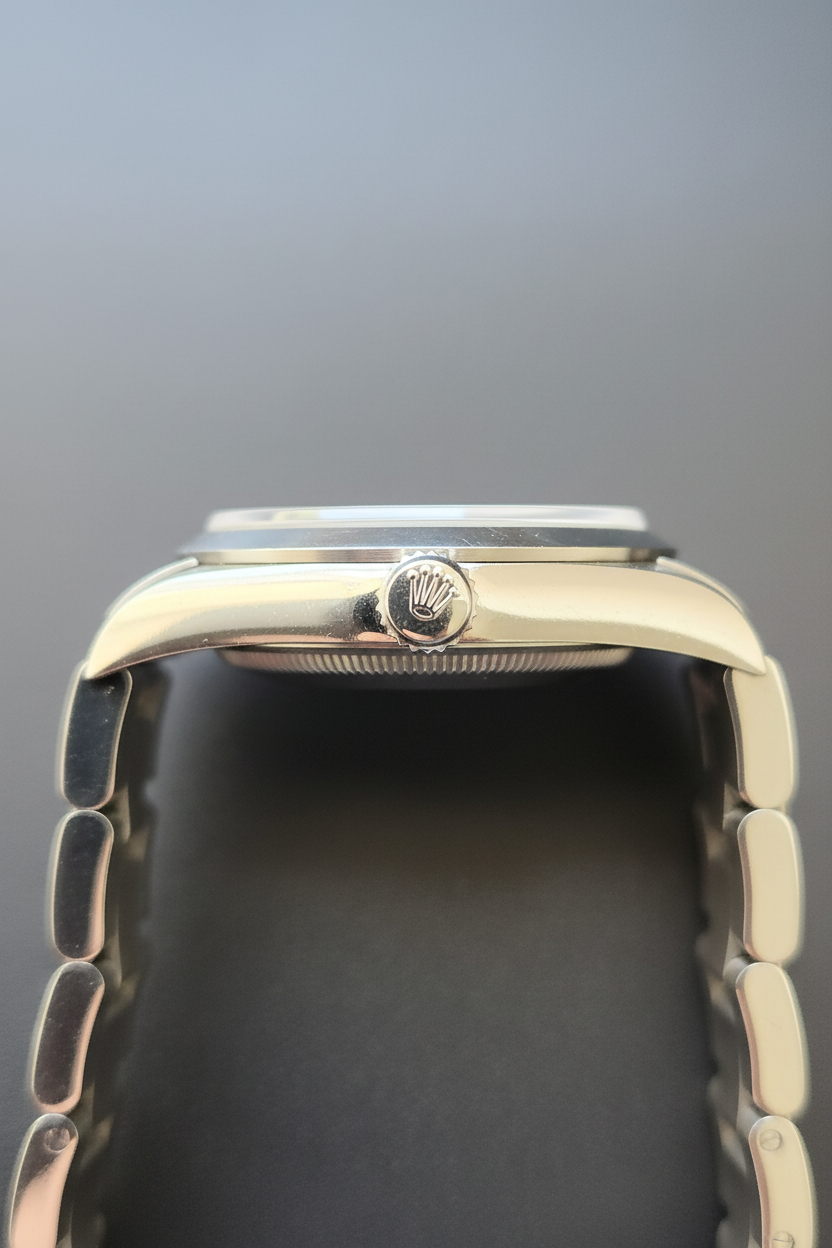“Time-setting crown”
“Winding crown”
“Signed crown” (important for authenticity)