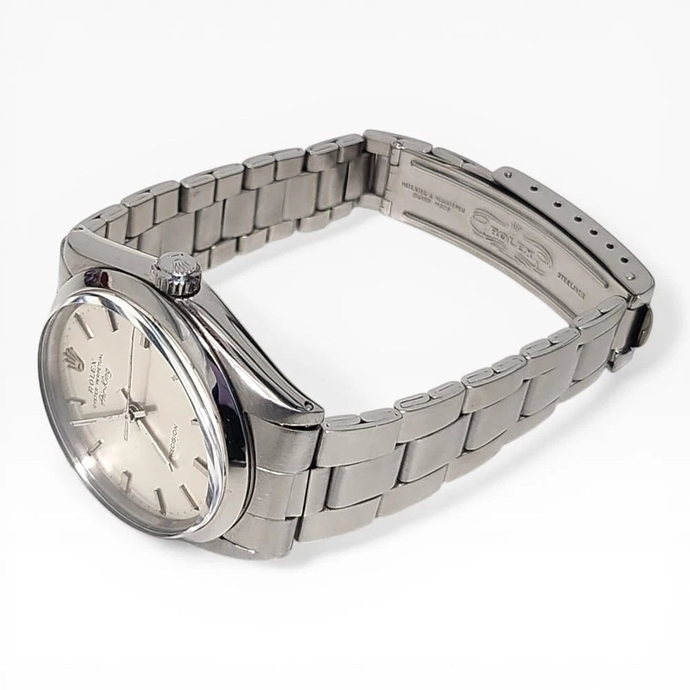 Rolex Air King Precision 34 mm Oyster Steel Automatic Watch 5500 Circa 1967